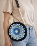 Handmade Crochet Sunflower Bag