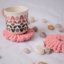 Handmade 3-Inch Macrame Coaster – Set of Two Threadarrt