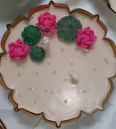 Lotus Candles for Diwali Threadarrt