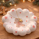 Handmade Concrete Gingerbread Trinket Tray – Secret Santa Gift for Her, Ring Dish