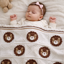 Handmade Crochet Design Baby Blanket – Little Lion Neutral Edition