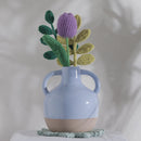 Handmade Crochet Tulip Stick with Optional Leaf Stalk Threadarrt