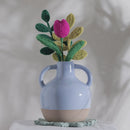 Handmade Crochet Tulip Stick with Optional Leaf Stalk Threadarrt