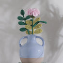 Handmade Crochet Carnation Flower Stick with Optional Leaf Stalk Threadarrt