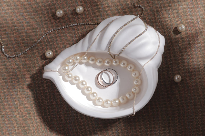 Sculpted Shell Trinket Dish – Concrete Jewelry Holder Threadarrt
