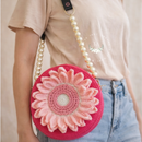 Handmade Crochet Sunflower Bag