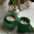 "Set of 2 Handcrafted Natural Beauty Candles" Thread_arrt