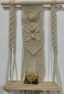 Butterfly Macrame Wall Shelf - Stylish Home Décor Threadarrt