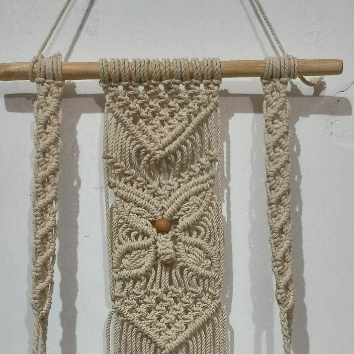 Butterfly Macrame Wall Shelf - Stylish Home Décor