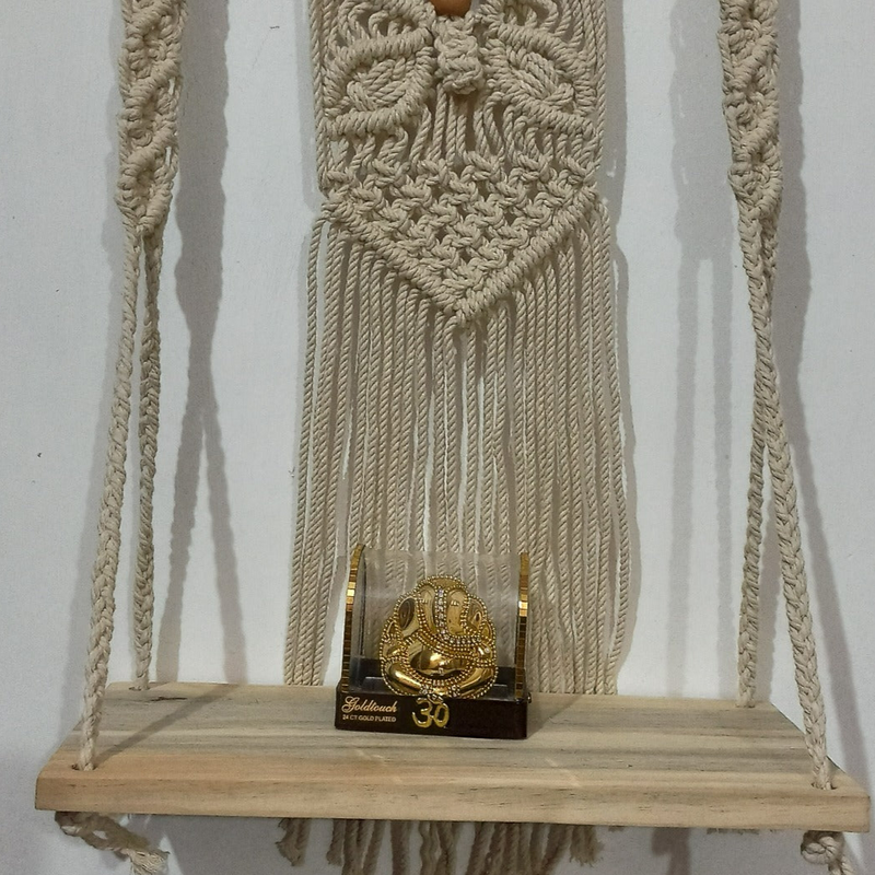 Butterfly Macrame Wall Shelf - Stylish Home Décor