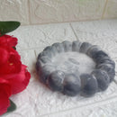 "Elegant Concrete Tray with Marble Effect - Versatile Decor, Single Piece" Threadarrt