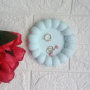 "Elegant Light Blue Concrete Tray - Single Piece" Threadarrt