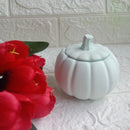 Blue - Pumpkin-Shaped Trinket Jar -  Single Piece" Threadarrt