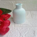 Modern Blue Concrete Vase - Single Piece Threadarrt