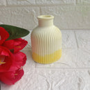 Yellow- Concrete Vase | Modern Decor for Flowers and Decorative Accents - Single Piece Threadarrt