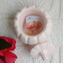 Pumpkin Trinket Jar - Peach, Multipurpose Decor Threadarrt