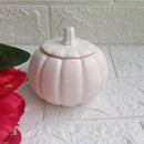 Pumpkin Trinket Jar - Peach, Multipurpose Decor Threadarrt