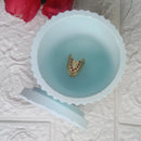 Versatile Concrete Striped Jar | Customizable Decor for Jewelry, Chocolates, Candles - Single Piece Threadarrt