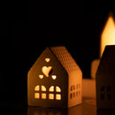 Cozy Glow House Candle Holder - Single piece Threadarrt