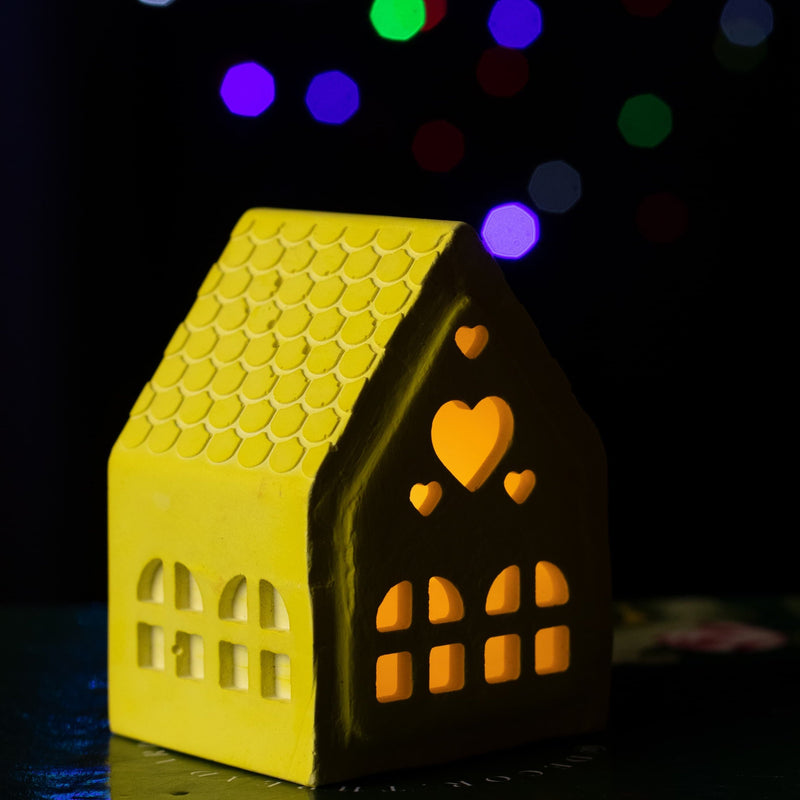 Cozy Glow House Candle Holder - Single piece