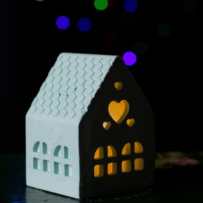 Cozy Glow House Candle Holder - Single piece