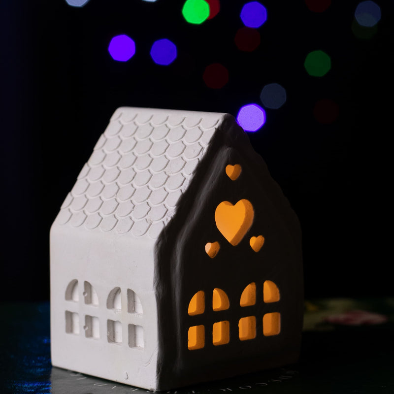 Cozy Glow House Candle Holder - Single piece