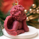 Handmade Angel Candle – Perfect for Christmas Decor and Gifting Threadarrt