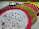 Handmade Fruit-Themed Crochet Placemat | Vibrant Dining Table Decor Threadarrt