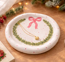 Handmade Concrete Christmas Trinket Tray India – Secret Santa Gift for Her, Ring Dish