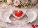 Angel Wings with heart trinket tray