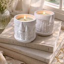 Vintage Castle Embossed Candle Jar