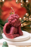 Handmade Angel Candle – Perfect for Christmas Decor and Gifting Threadarrt