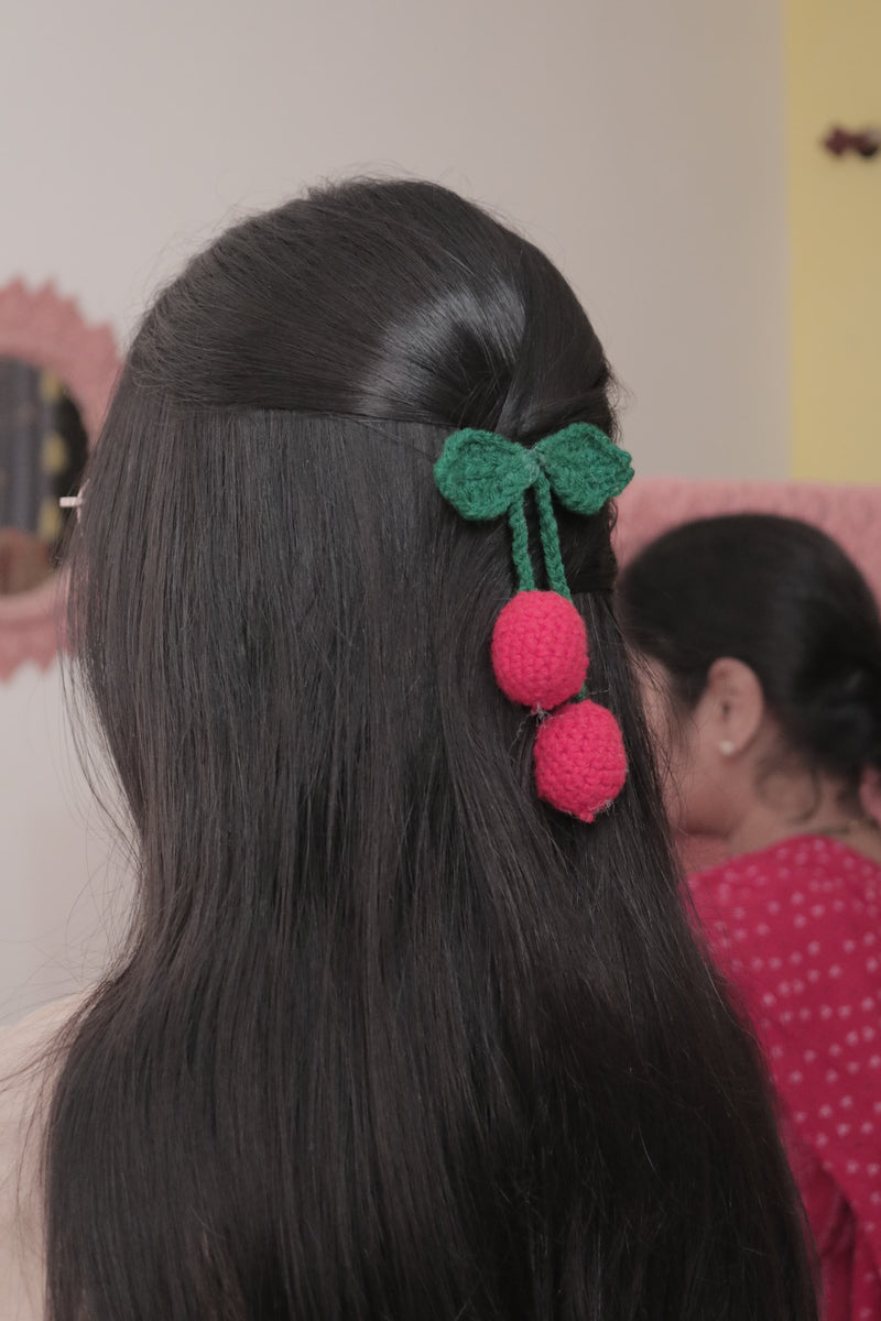 Handmade Crochet Hair Clip – Soft & Stylish
