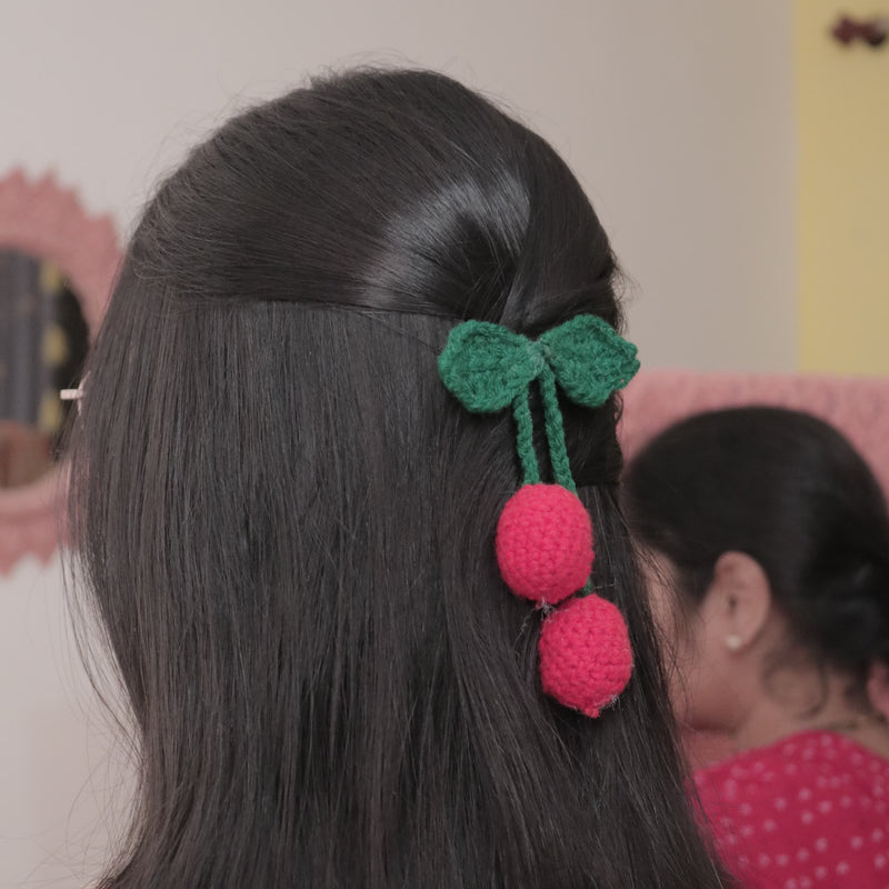 Handmade Crochet Hair Clip – Soft & Stylish