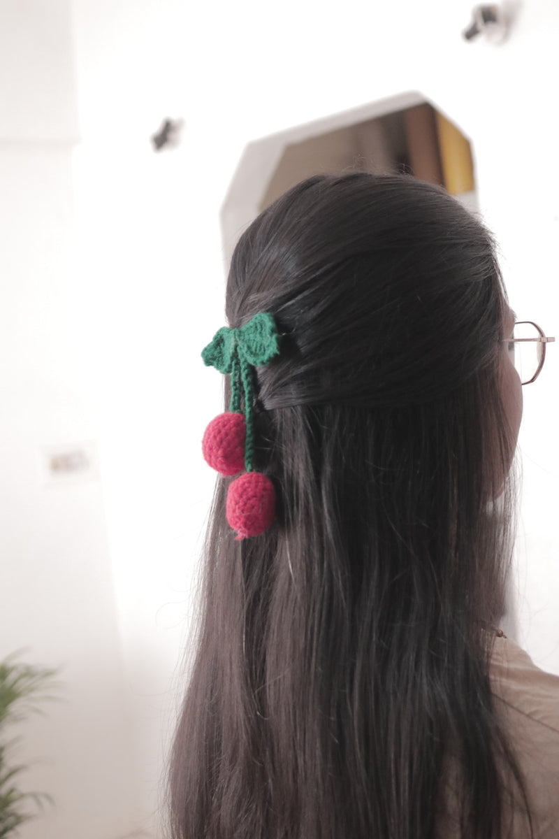 Handmade Crochet Hair Clip – Soft & Stylish