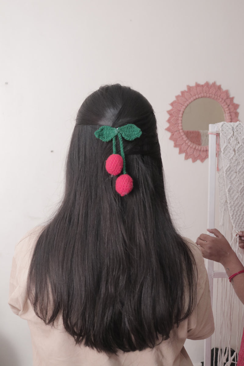 Handmade Crochet Hair Clip – Soft & Stylish