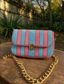 Artisan macrame handbag, ideal for gifting and festive occasions