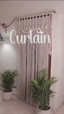 Handmade Macrame Curtain | Boho Door & Window Hanging | Bohemian Home Decor
