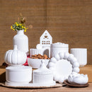 Pure Elegance: All-White Concrete Jars & Trays Collection Threadarrt