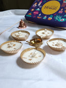 Handmade Kanika Urli Candles for Diwali Gifts | Elegant Festive Home Décor Threadarrt